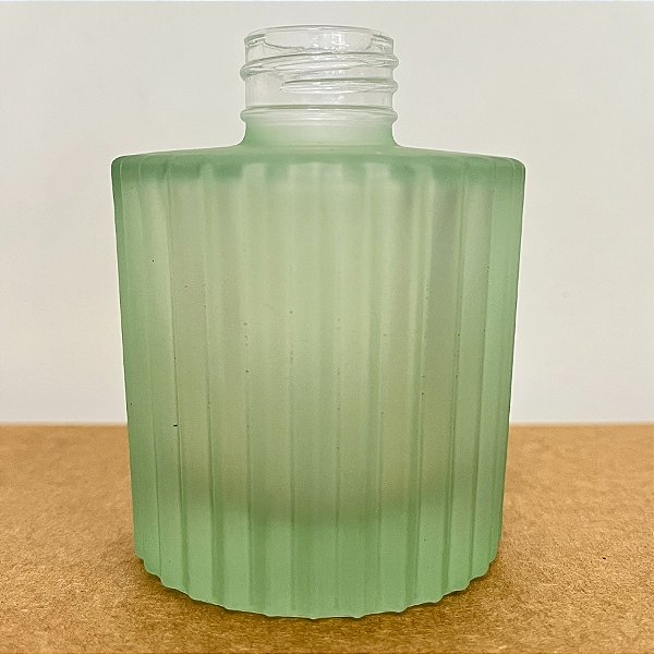 Frasco para Perfumaria de Vidro Redondo - Napoli Verde - 120ml - 1 unidade - Rizzo