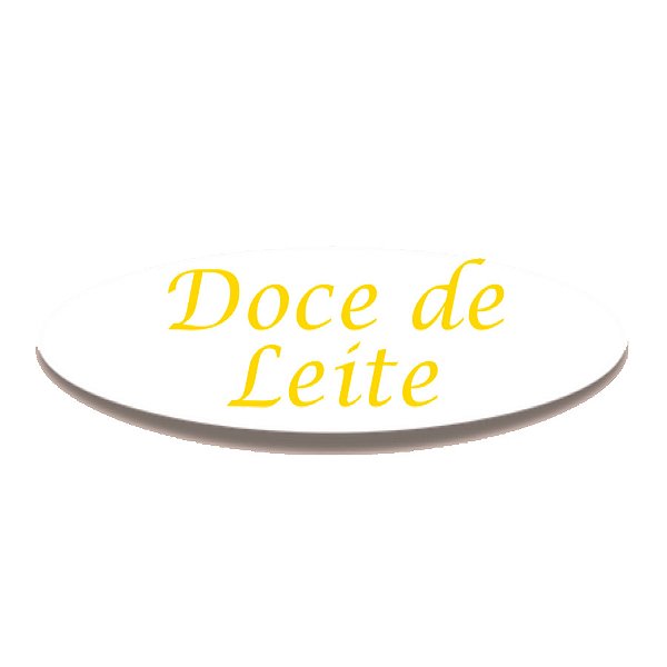 Adesivo "Doce de Leite" - Ref.2282 - Hot Stamping - 100 unidades - Stickr - Rizzo