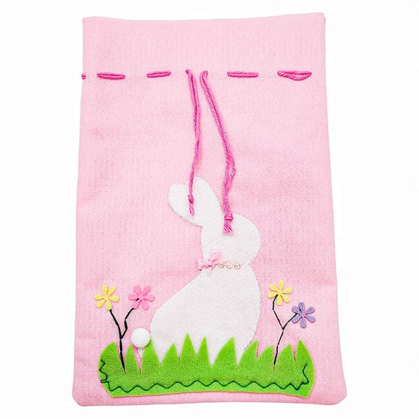 Saco em Feltro - Rosa Claro - 23x15cm - 1 unidade - Rizzo