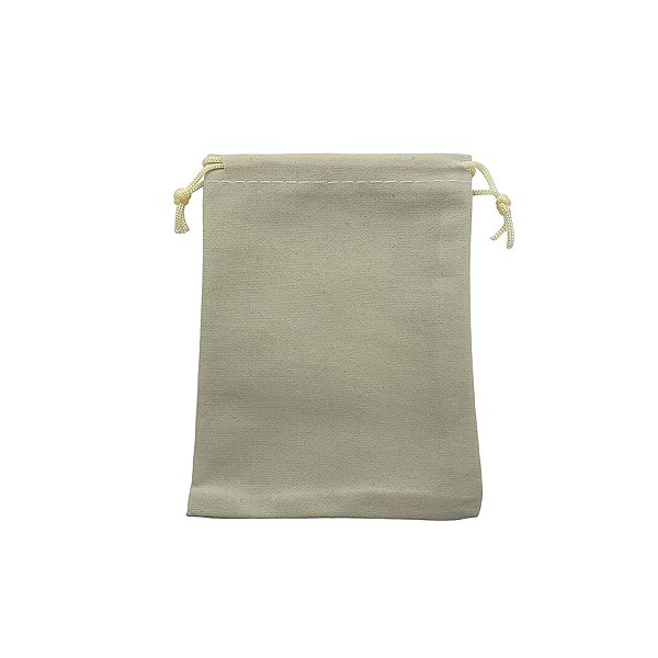 Saquinho de Veludo Premium - Bege - 8x10cm - 10 unidades - Rizzo
