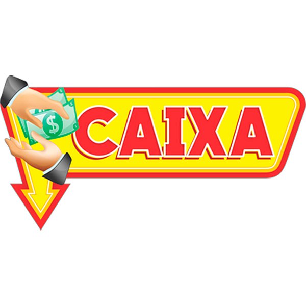 Placa de Sinalização Caixa Festa Junina  - 1 unidade - Rizzo