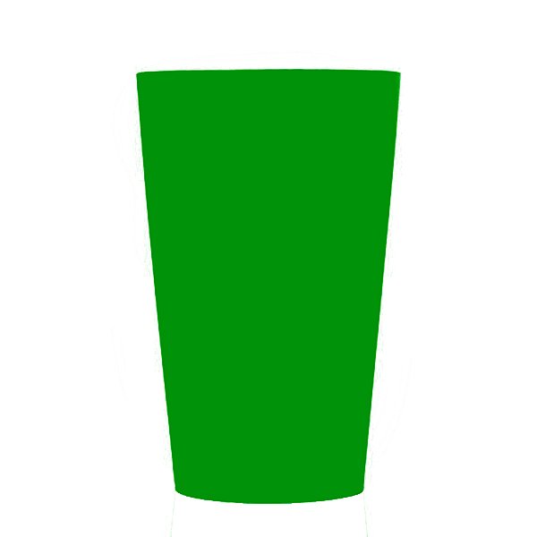 Copo de Acrílico Durável 300ml  - Verde Escuro - 1 unidade - Rizzo