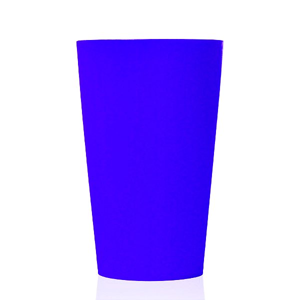 Copo de Acrílico Durável 300ml  - Azul Royal - 1 unidade - Rizzo