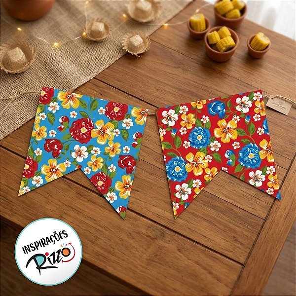 Bandeira Grande Decorativa - Festa Junina São João - 1 unidade - Cromus - Rizzo