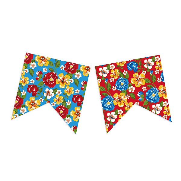 Bandeira Grande Decorativa - Festa Junina São João  - 1 unidade - Cromus - Rizzo