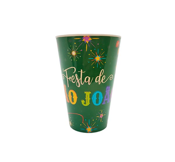Copo Plástico Texas São João - Verde - 700ml  - 1 unidade - Rizzo