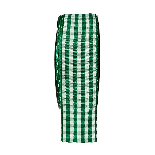 Fita Xadrez Verde Bandeira - Ref. 7806/29P - 10m x 35mm  - 1 unidade - Rizzo