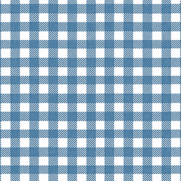 Tecido Autocolante Xadrez Azul 50x30cm - 1 unidade - Rizzo