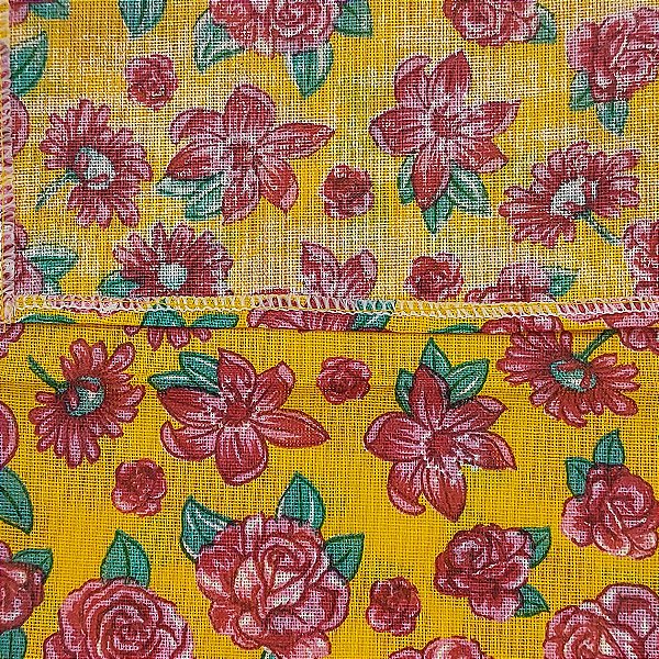Guardanapo Chita Flor Amarelo - 40x40cm - 1 unidade - Rizzo