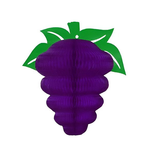 Enfeite de Papel Seda - Uva - 18cm - 1 unidade - Girotoy - Rizzo