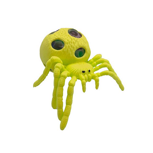 Brinquedo Cute Spider - Amarelo - 1 unidade - Rizzo