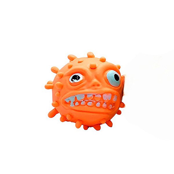 Brinquedo Vírus Squishy - Laranja - 1 unidade - Rizzo