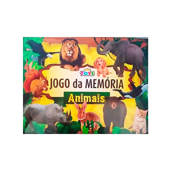 Jogo da Memória - Animais - 1 unidade - Rizzo
