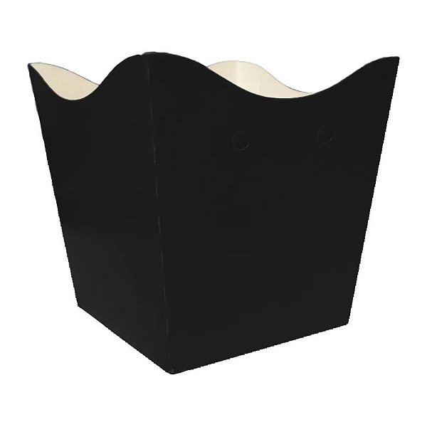 Cachepot de Papel - Preto - 9x9 - 10 unidades - NC TOYS - Rizzo
