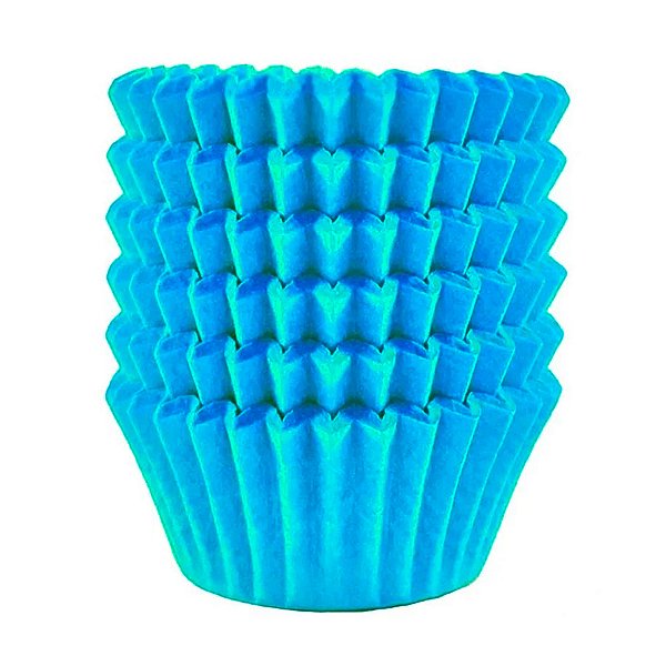 Forminha de Papel para Doces Impermeável N° 6 Azul - 84 unidades - UltraFest - Rizzo