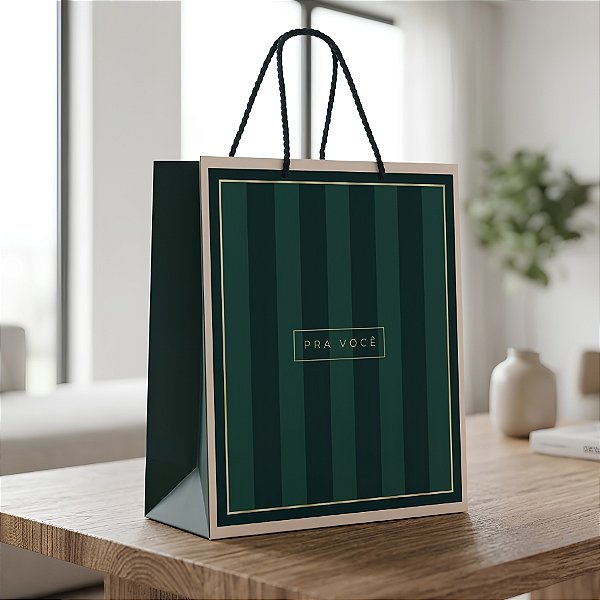 Sacola de Papel Premium - James - 1 unidade - Cromus - Rizzo