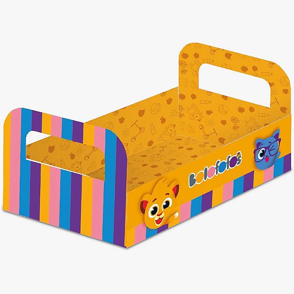 Caixote de Papel Cartão M - Bolofofos - 1 unidade - Festcolor - Rizzo