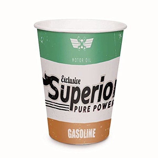 Copo de Papel - 240ml - Garage - 8 unidades - Cromus - Rizzo