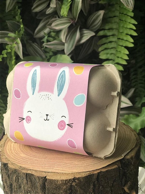 Tiras de Páscoa Coelho Colorida G com 5 un. para Embalagens Rizzo Confeitaria