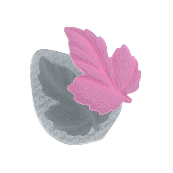 Molde de Silicone  Folha Seca Grande - Ref. 663 - 1 unidade - Flexarte - Rizzo