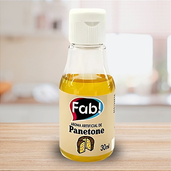 Aroma Artificial  Alimentício de Panetone - 30ml - 1 unidade - Fab - Rizzo