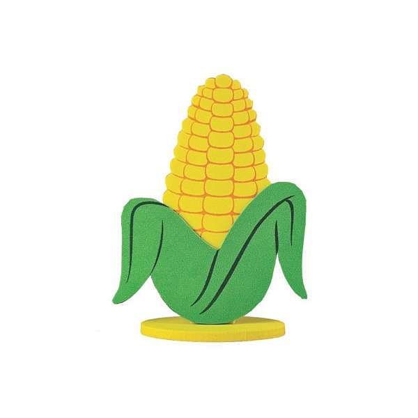 Enfeite De Mesa Milho De Festa Junina - 11,5x17,5cm
 - 1 unidade - Piffer - Rizzo