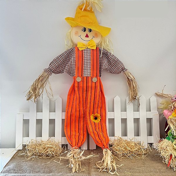 Espantalho Bambu Grande De Festa Junina - 23x85cm - 1 unidade - Rizzo