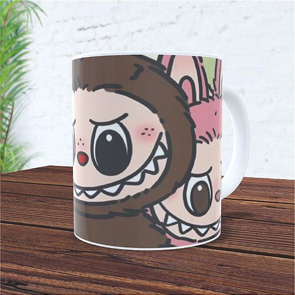 Caneca de Porcelana - Labubu - 325ml - 1 unidade - Rizzo
