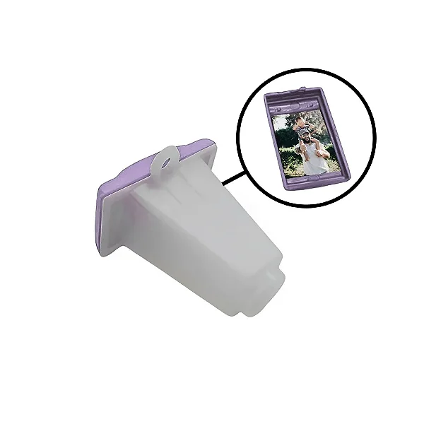 Monóculo Fotográfico com Foto - Lilás - 1 unidade - Rizzo Personalize