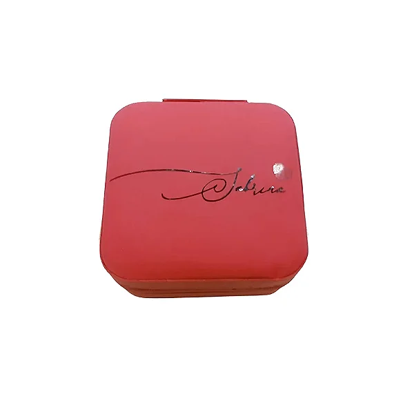 Mini Porta Joias Personalizado - Nome com Coração - Rosa Escuro - 1 unidade - Rizzo Personalizado