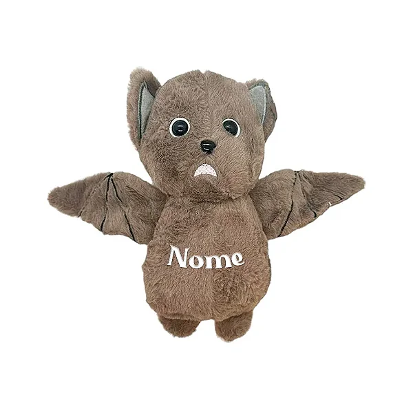 Morcego de Pelúcia Personalizado - 22cm - 1 unidade - Rizzo Personalizado