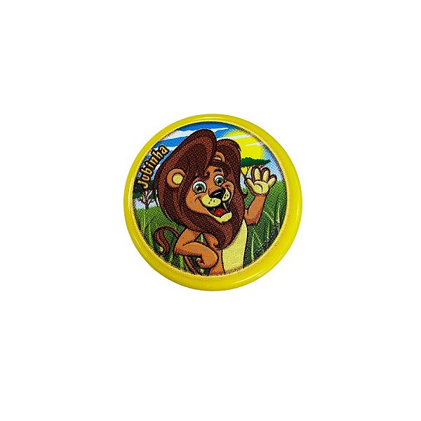 Copinho Retrátil Turma Da Floresta - Amarelo - 6x2,5cm - 1 unidade - Rizzo