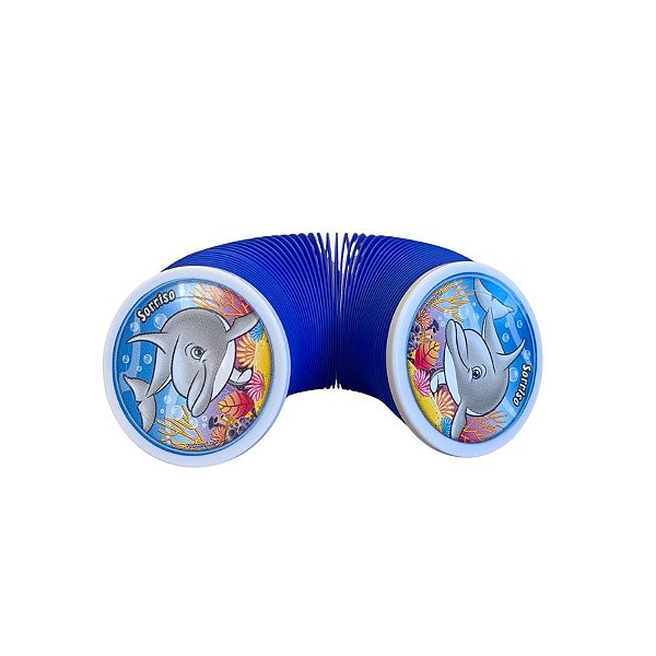 Lembrancinha Mola Maluca Brinquedo - Turma da Floresta - Azul - 7x6,5cm - 1 unidade - Rizzo