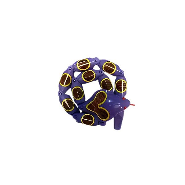 Brinquedo Cobra Maluca - Roxo - 45cm - 1 unidade - Rizzo