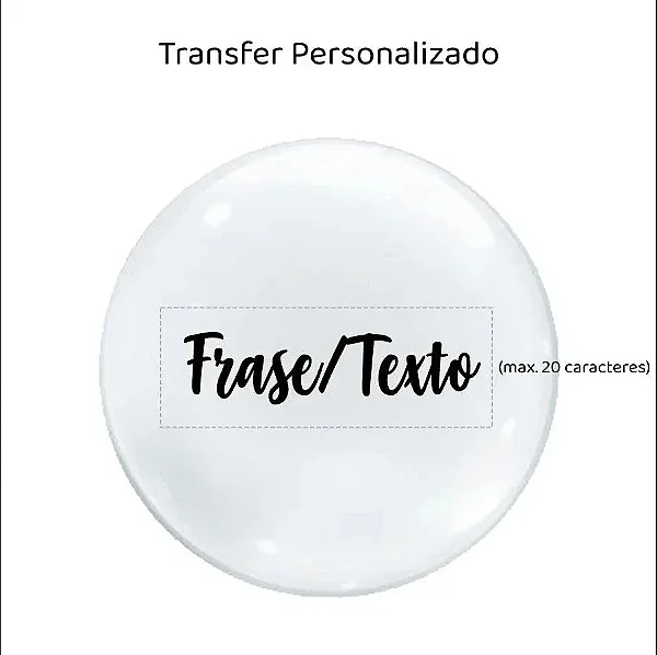 Transfer Personalizado Para Balão - 1 Linha -  01 Unidade - Rizzo