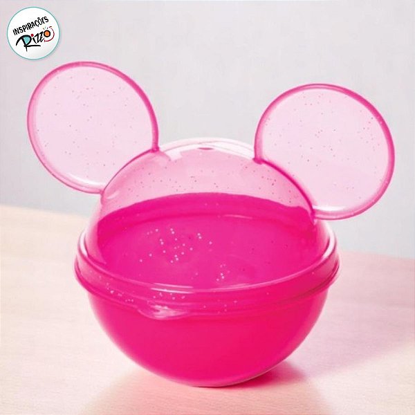 Porta Mix Minnie Grande - 220ml - 13x10cm - 1 unidade - Disney Original - Rizzo