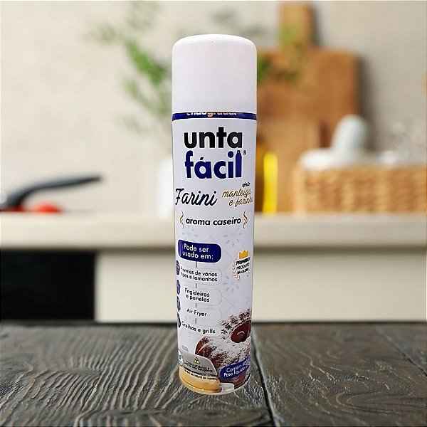 Spray Desmoldante Untafácil Farini - Farinha e Manteiga - 400ml - 1 unidade - Rizzo - Rizzo