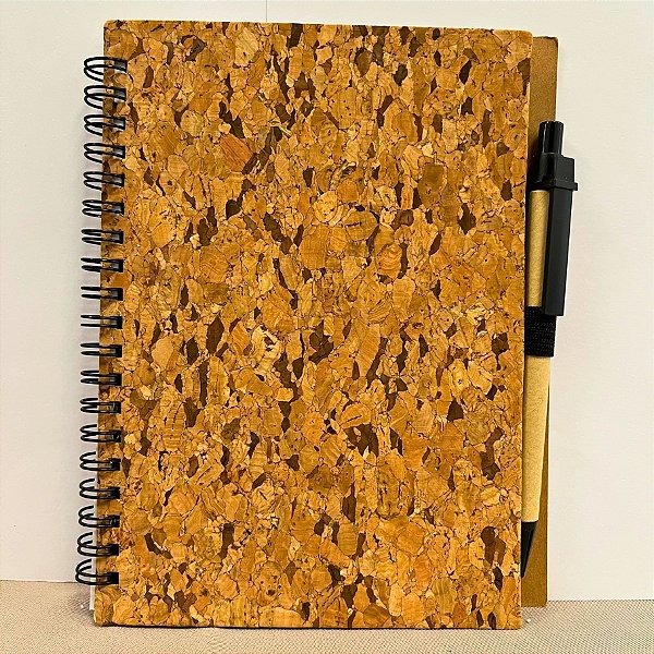 Bloco para Anotação Com Caneta Estampa Casca de Árvore - 70 Folhas - 13,5x17,5cm - 1 unidade - Rizzo