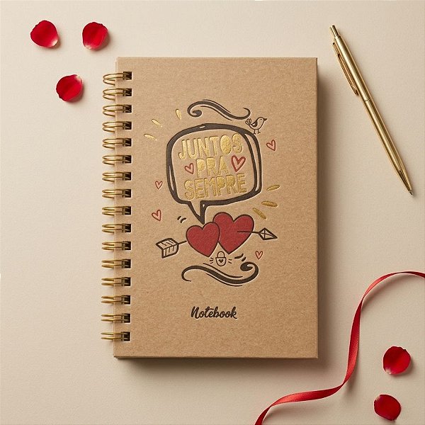 Bloco para Anotação "Juntos Para Sempre" - 80 Folhas - 9,5x14,5cm - 1 unidade - Rizzo