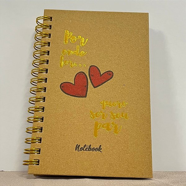 Bloco para Anotação "Por Onde For...Quero Ser Seu Par" - 80 Folhas - 9,5x14,5cm - 1 unidade - Rizzo