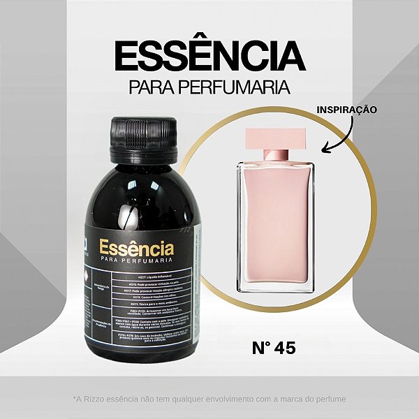 Essência Narciso For Her Concentrada para Perfumaria N°45 - 100g - 1 unidade - Rizzo