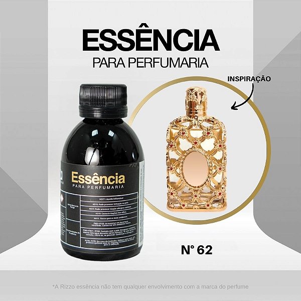 Essência Royal Amber Concentrada para Perfumaria N°62 - 100g - 1 unidade - Rizzo