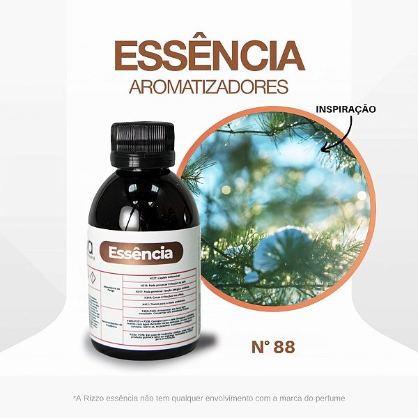 Essência Floresta de Inverno Mega Concentrada para Ambientes N°88 - 100 g - 1 unidade - Rizzo
