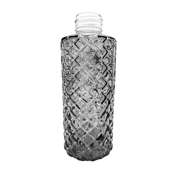 Frasco para Perfumaria de Vidro - Cinza Fumê - 150ml - 1 unidade - Rizzo