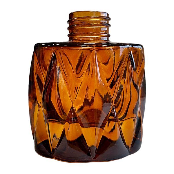 Frasco para Perfumaria de Vidro - Ambar - 80ml - 1 unidade - Rizzo