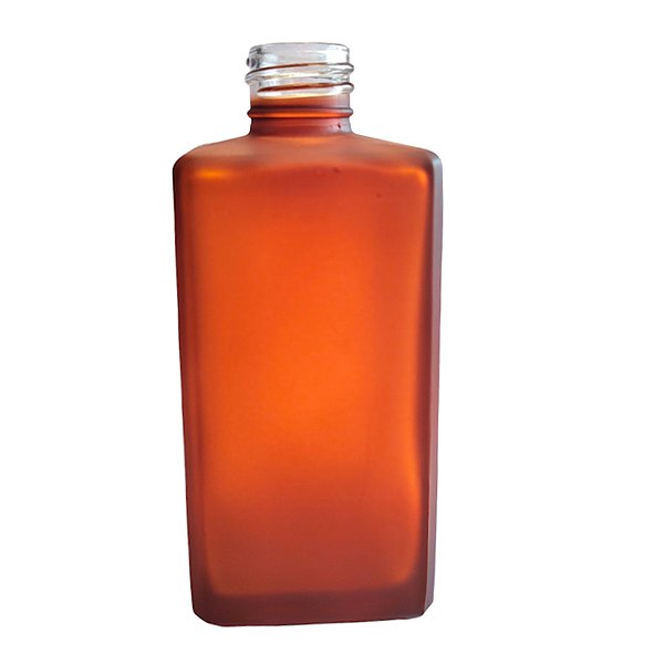 Frasco para Perfumaria de Vidro Retangular - Amba Fosco - 250ml - 1 unidade - Rizzo