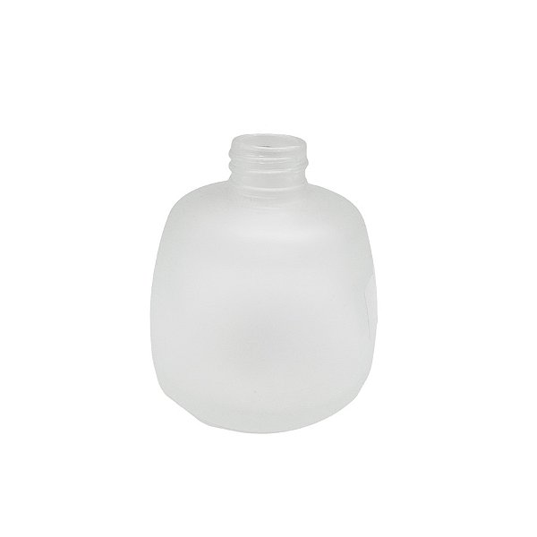 Frasco para Perfumaria de Vidro Redondo - Difusor Branco Fosco - 200ml - 1 unidade - Rizzo
