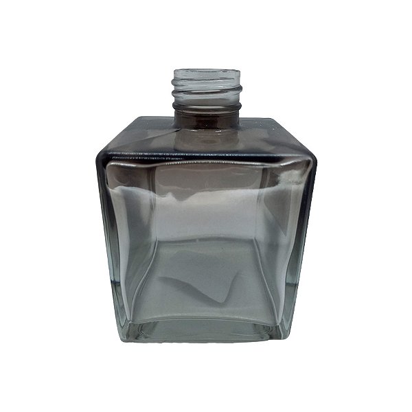 Frasco para Perfumaria de Vidro Cubo - Preto Degrade - 250ml - 1 unidade - Rizzo