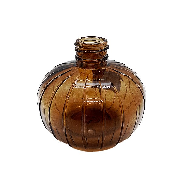 Frasco para Perfumaria de Vidro - Sofia Ambar Marrom - 220ml - 1 unidade - Rizzo