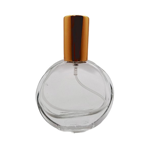 Frasco para Perfumaria de Vidro Monaco Ouro - 30ml - 1 unidade - Rizzo